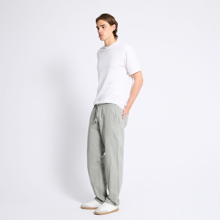 Linen blend pants "Ludvig" Green 1